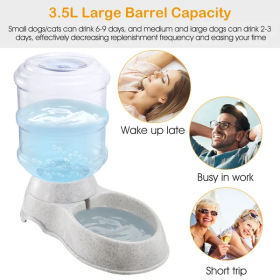 1 Gal/3.5L Automatic Dog Water Bowl