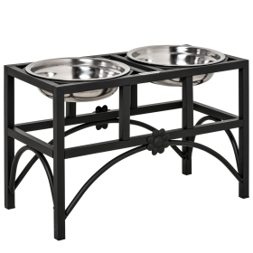 17" Heavy Duty Elevated Dog Bowls