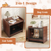 Furniture Style Dog Crate with Removable Tray and Lockable Door