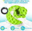 3 Pk Indestructible Squeaky Dog Chew Toys