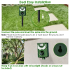 Ultrasonic Pest Repeller For Pets with Flame Light