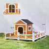 Fenced Dog House