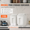 2x 4 Gallon/15L Dog Food Storage Containers