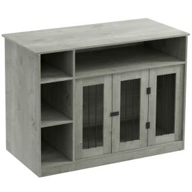 47" Furniture Style Dog Crates with Lockable Door