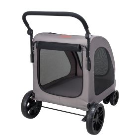 4 Wheel Dog Stroller with Brakes