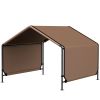 Portable Water Resistant Dog Tent - Brown