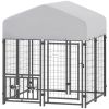 3.9' x 3.9' x 4 Welded Wire Outdoor Dog Kennel