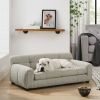 Large Soft Sofa Dog Beds - Beige