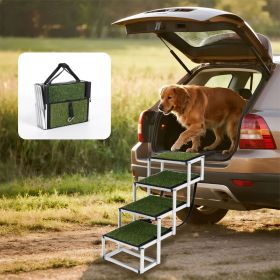 Portable Dog Steps with Non-Slip Surface & Reinforced Design