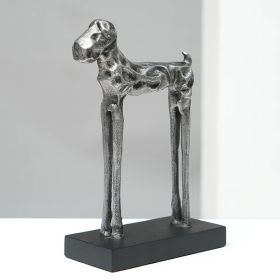 Tall Modern Dog Figurine