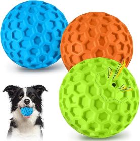 3 Pk Indestructible Squeaky Dog Chew Toys