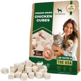 Freeze-Dried Chicken Cubes Chewy Dog Treats