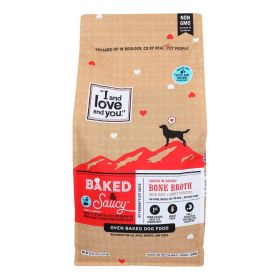 Baked Saucy Beef Dry Adult Dog Foods - 10.25 Lbs