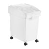 3x 6.6 Gallon/25L Dog Food Storage Containers with Wheels
