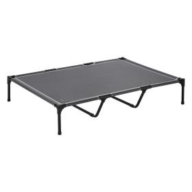 X-Large Portable Elevated Dog Cots for Large Dogs - Gray