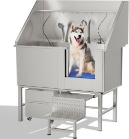 Stainless Steel Elevated Dog Bath