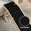 74" Dog Ramp with Non-Slip Carpet - Natural