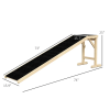 74" Dog Ramp with Non-Slip Carpet - Natural