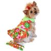 Hawaiian Red Hibiscus Dog Dress (X-Small)