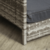 Covered Dog Beds Outdoor Bed - Charcoal