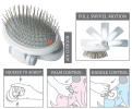 Swivel Travel Grooming Pin Dog Brush