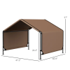 Portable Water Resistant Dog Tent - Brown