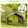 Portable Water Resistant Dog Tent - Brown