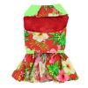 Hawaiian Red Hibiscus Dog Dress (X-Small)