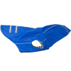 Slicker Rain Gear For Dogs with Striped Lining - Cobalt Blue