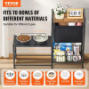 Elevated Dog Bowls with Storage Shelves