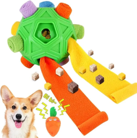 Interactive Snuffle Ball Dog Treat Dispenser (Color2: Green)