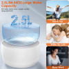 2.5L Pet Water Fountain with 7 Pack Replaceable Filters