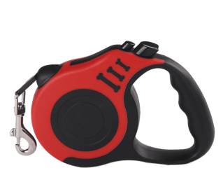 16.5FT Automatic Retractable Dog Leash (Color: Red)