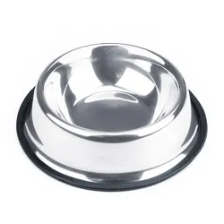 Stainless Steel Dog Food Bowl (Ounces: 8 oz)