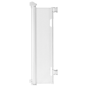 Retractable Gate with Security Lock (Length: 71 Inch, Color: White, Height: 33 Inch)
