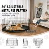Foldable Metal 8 Panel Dog Pens