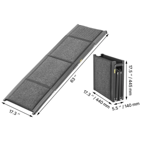 Portable Folding Dog Ramps (Ramp Dimensions: 63" x 17")
