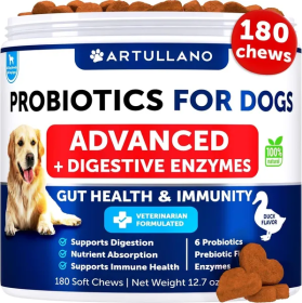 Probiotic Supplements for Dogs (Count: 120 Chews)