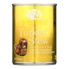 Wellness Wet Adult Dog Food (Flavours: Turkey With Barley And Carrots)