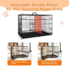 Folding Wire Dog Crates with Divider and Double Doors