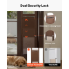 Adjustable Height Slider Panel Doggie Door