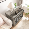 Furniture Dog Crate with Sliding Barn Door