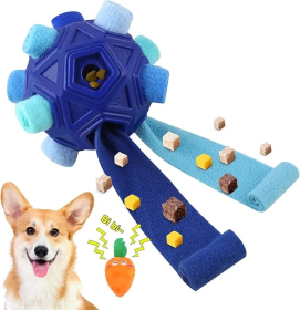 Interactive Snuffle Ball Dog Treat Dispenser (Color2: Blue)