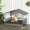 Large Rattan Covered Dog Bed