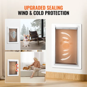 Thru-Wall Doggie Doors with Lock (Sizes: Small)