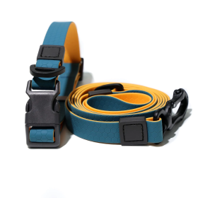 Waterproof Wear-Resistant & Tear-Proof Dog Walking Set (Color2: Blue/Orange, Size: Small)