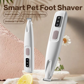 2025 New Pet Paw Trimmer 1Pack,Rechargeable Quiet Hair Trimmer For Pets,Professional Pet Grooming Kit - Cordless Waterproof  Clippers With LED Fo (Option: Blade set 1pack)