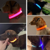 Waterproof Adjustable LED Flat Dog Collar