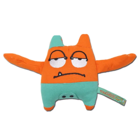 Sleepy Monster Dog Plush Toy (Color: Orange)