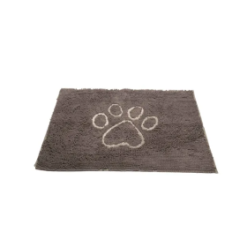 Dog Decor Door Mat (Color: Misty Grey, Size: Large)